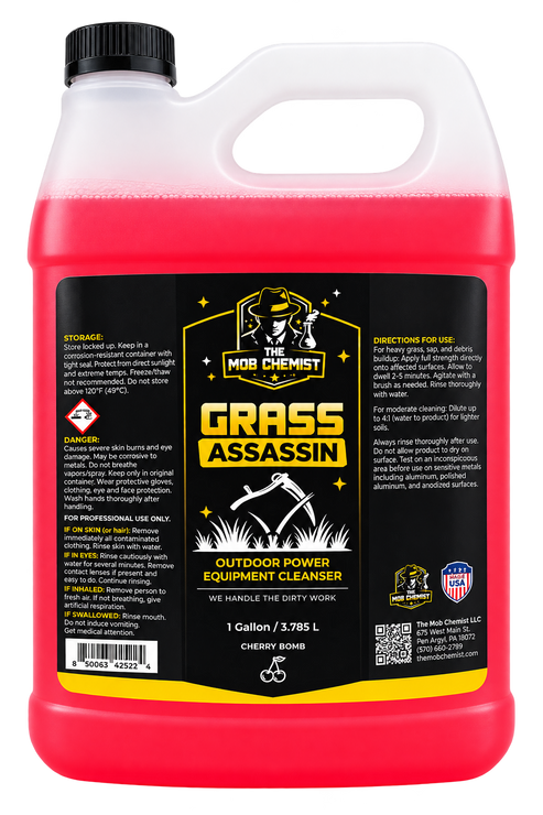 Grass Assassin Outdoor Power Equipment Cleaner & Degreaser 32 oz / 1 Gal