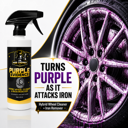 Purple Evidence Hybrid Wheel & Tire Cleaner + Iron Remover – 16 oz