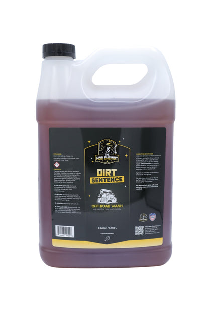 1 gallon of mob chemist dirt sentence wash