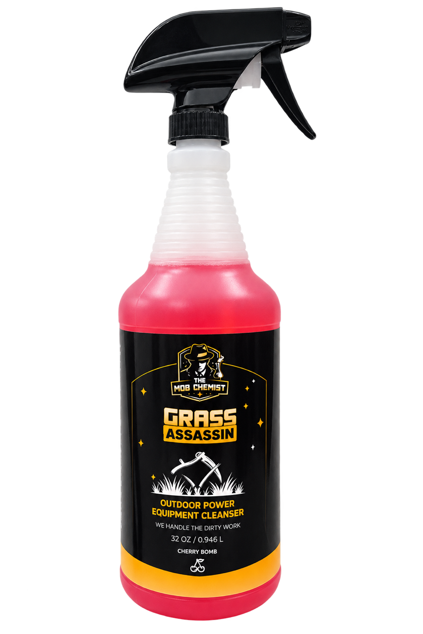 Grass Assassin Outdoor Power Equipment Cleaner & Degreaser 32 oz / 1 Gal