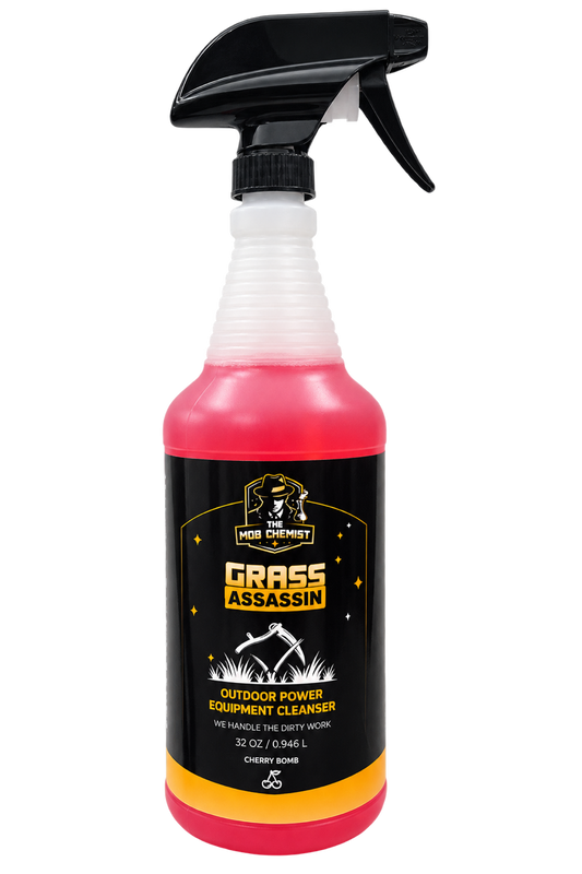 Grass Assassin Outdoor Power Equipment Cleaner & Degreaser 32 oz / 1 Gal