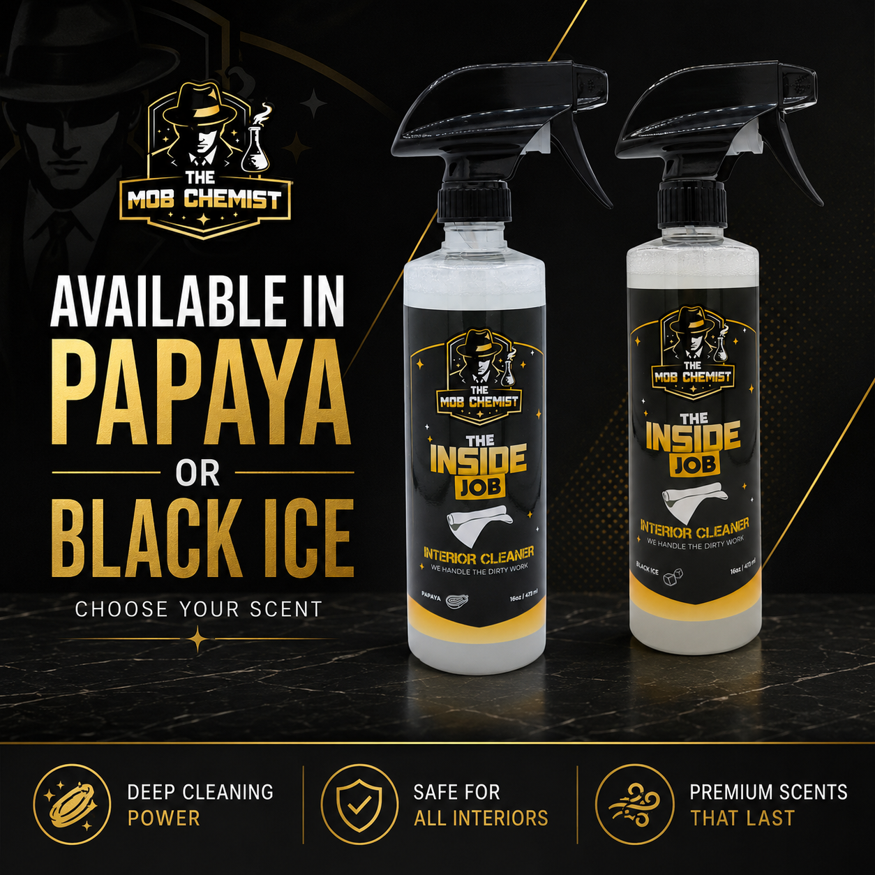 The Inside Job Interior Cleaner – 16 oz