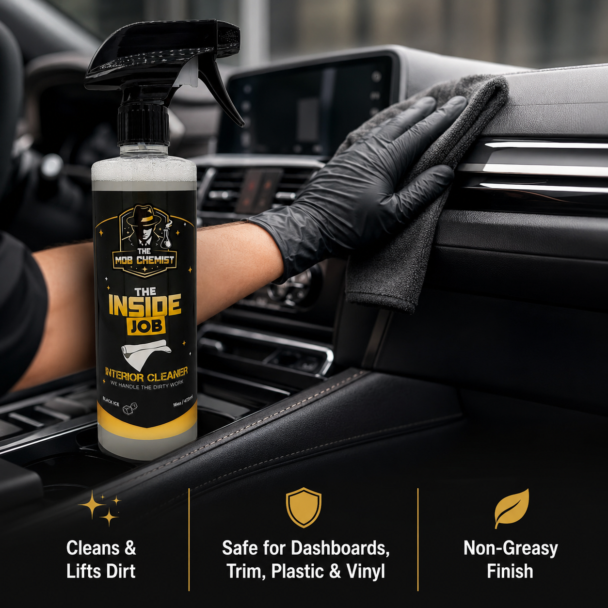 The Inside Job Interior Cleaner – 16 oz